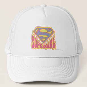Supergirl Groovy Logotyp Truckerkeps