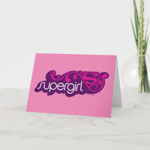 Supergirl Groovy Namn och S-Shield Kort