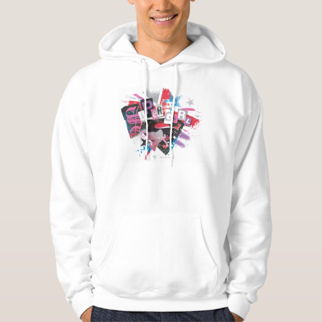 Supergirl Grunge Design Sweatshirt (Framsida)
