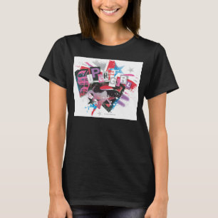 Supergirl Grunge Design T-shirt