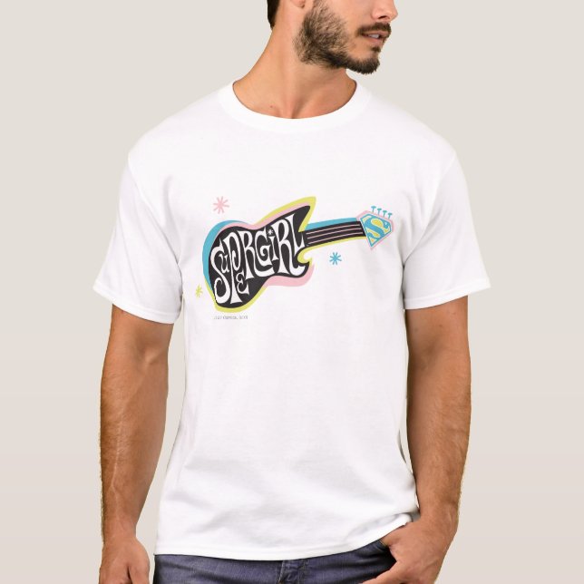 Supergirl Guitar Tee (Framsida)