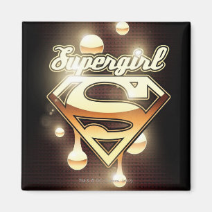Supergirl Guld Drifts Magnet