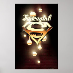 Supergirl Guld Drifts Poster