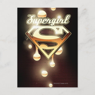 Supergirl Guld Drifts Vykort