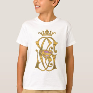 Supergirl Guld Krona T-shirt