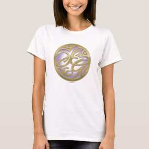 Supergirl Guld & Lila Circle Logotyp Tröja
