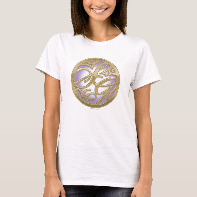 Supergirl Guld & Lila Circle Logotyp Tröja (Framsida)