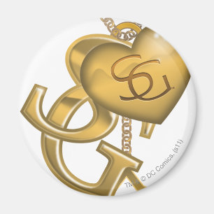 Supergirl Guld Locket Magnet