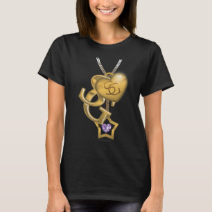Supergirl Guld Locket T Shirt