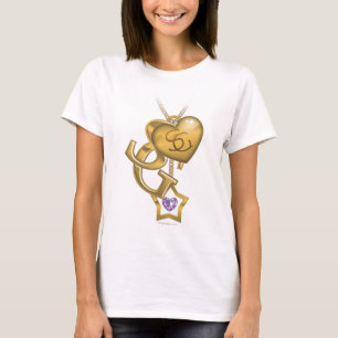 Supergirl Guld Locket Tee Shirt