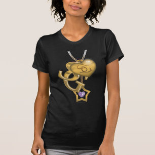 Supergirl guldLocket T Shirt