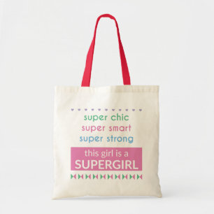 Supergirl hänger lös tygkasse
