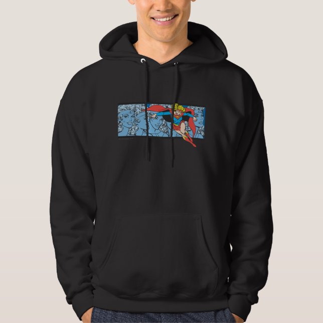 Supergirl Head Shots Hoodie (Framsida)