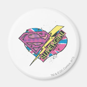 Supergirl Heart och Bolt Magnet