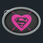 Supergirl Hearts Diagonal Mönster<br><div class="desc">Kolla in roligtens diagonalhjärtan mönster med Supergirl-logotypen!</div>