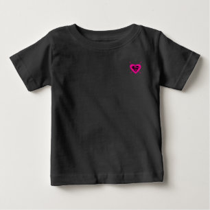Supergirl Hearts Diagonal Mönster T Shirt