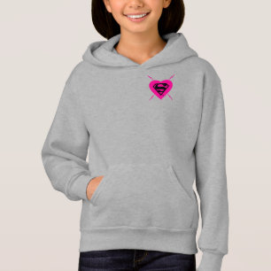 Supergirl Hearts Diagonal Mönster T Shirt