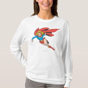 Supergirl hoppar och stansmaskiner tröja