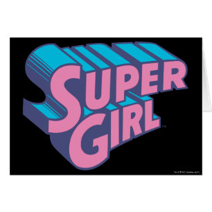 Supergirl J-Pop 10 Hälsningskort
