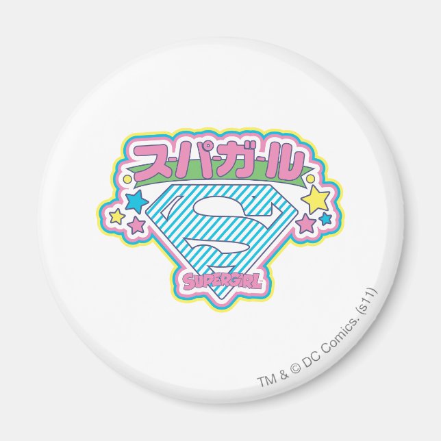 Supergirl J-Pop 12 Magnet (Framsidan)