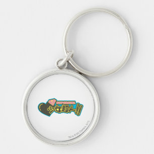 Supergirl J-Pop 2 Rund Silverfärgad Nyckelring