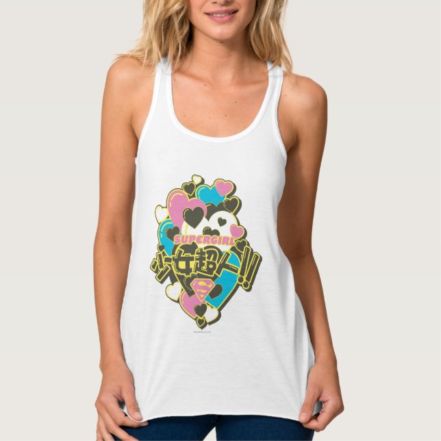 Supergirl J-Pop 4 Linne Med Racerback (Framsida)