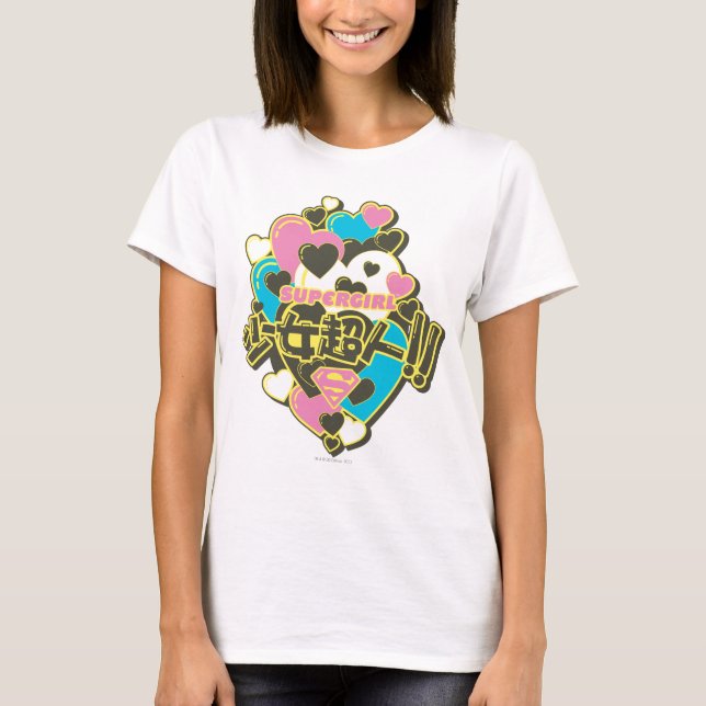 Supergirl J-Pop 4 Tee Shirt (Framsida)
