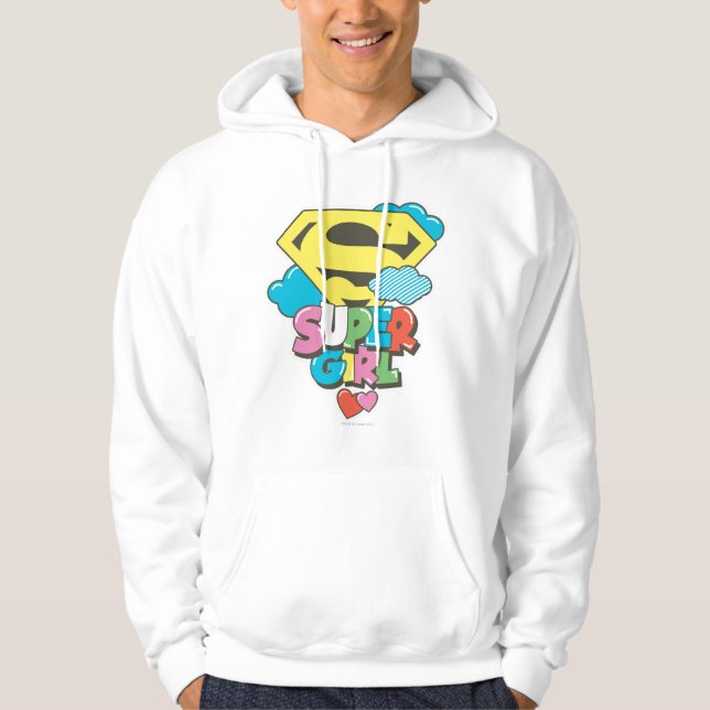 Supergirl J-Pop 5 Sweatshirt Med Luva (Framsida)