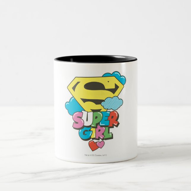 Supergirl J-Pop 5 Två-Tonad Mugg (Center)