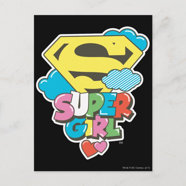 Supergirl J-Pop 5 Vykort (Framsida)