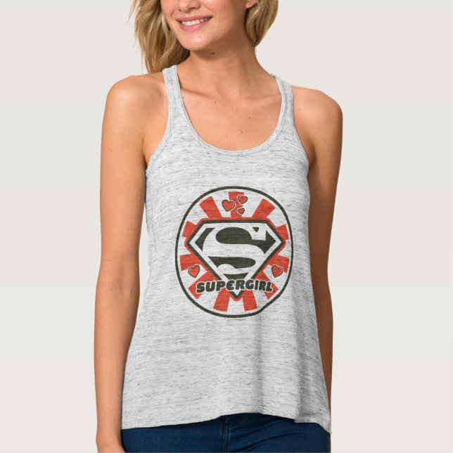 Supergirl J-Pop 7 Linne Med Racerback (Framsida)