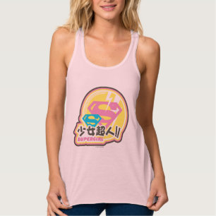 Supergirl J-Pop 8 Linne Med Racerback