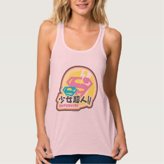 Supergirl J-Pop 8 Linne Med Racerback