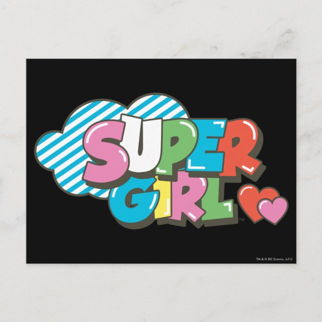 Supergirl J-Pop 9 Vykort (Framsida)