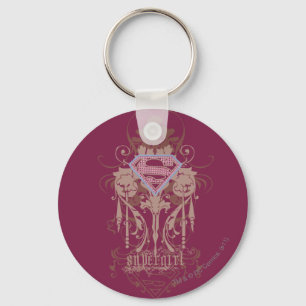 Supergirl Jewel Logotyp Nyckelring