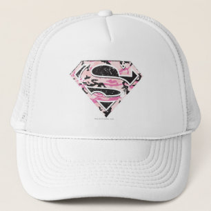 Supergirl kamouflagelogotyp keps