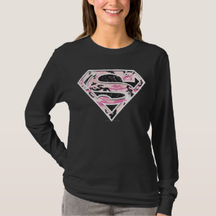 Supergirl kamouflagelogotyp t-shirt
