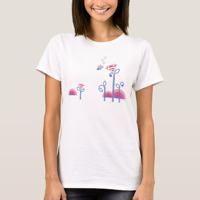 Supergirl Kärlek Bee T-shirt (Framsida)