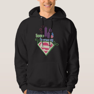 Supergirl kärlek & harmoni sweatshirt
