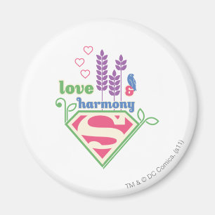Supergirl Kärlek & Harmony Magnet