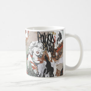 Supergirl komiskt kaprismönster 6 kaffemugg