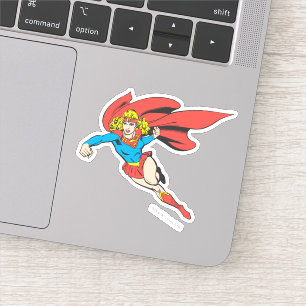 Supergirl Leaps and Slår Klistermärken