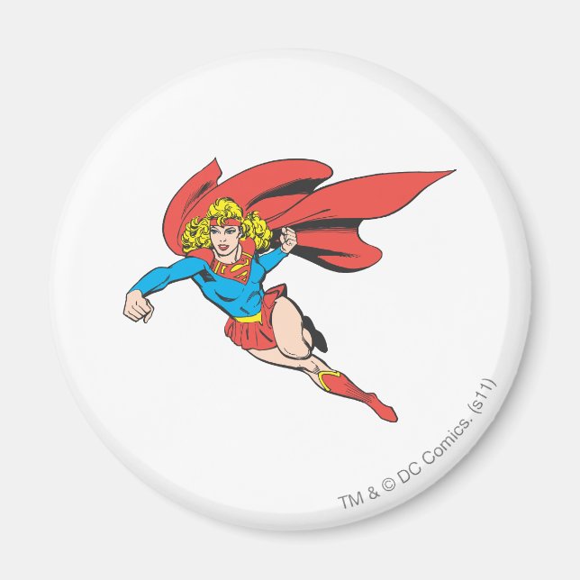 Supergirl Leaps and Slår Magnet (Framsidan)