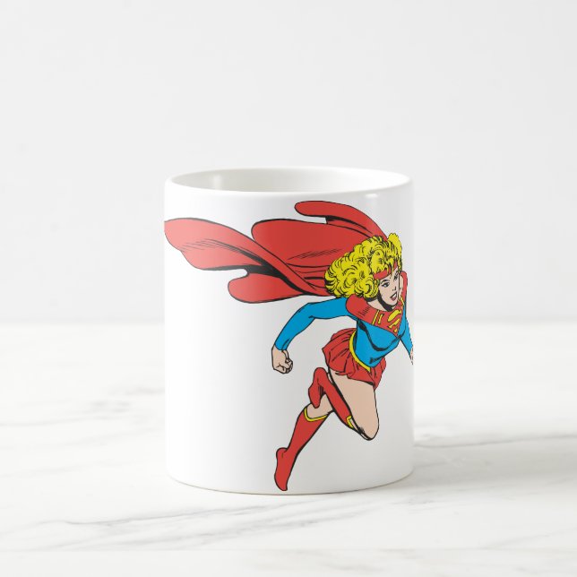 Supergirl Leaps Höger Kaffemugg (Center)