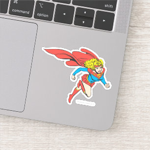 Supergirl Leaps Höger Klistermärken