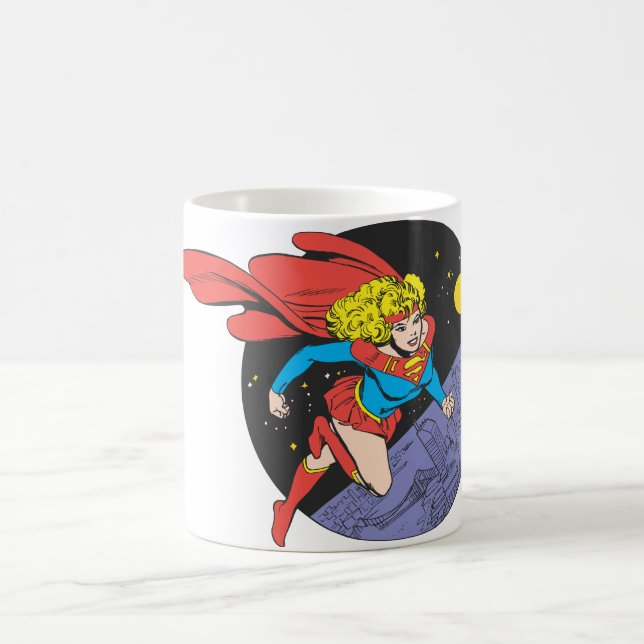 Supergirl Leaps i Space Kaffemugg (Center)