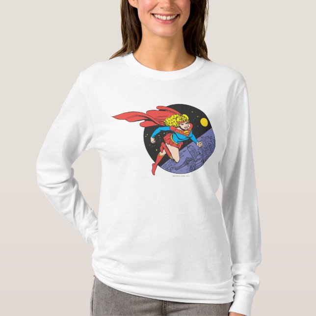 Supergirl Leaps i Space Tröja (Framsida)