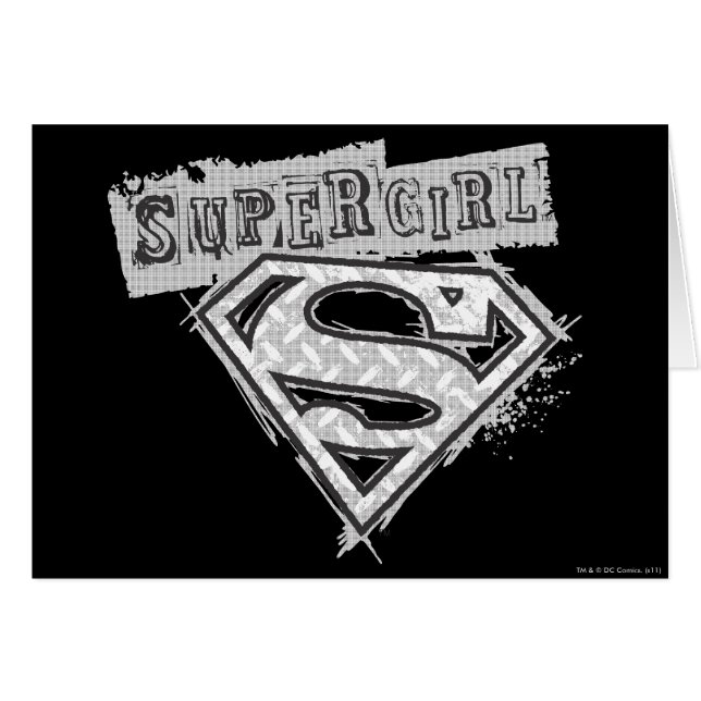 Supergirl Logotyp 1 Hälsningskort (Framsidan Horizontal)
