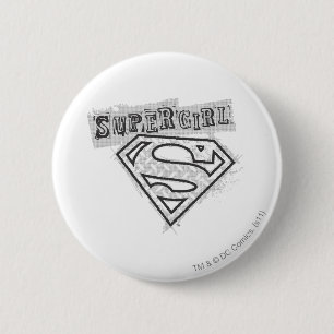 Supergirl Logotyp 1 Knapp
