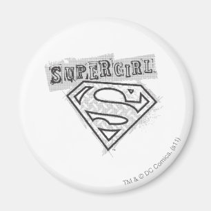 Supergirl Logotyp 1 Magnet